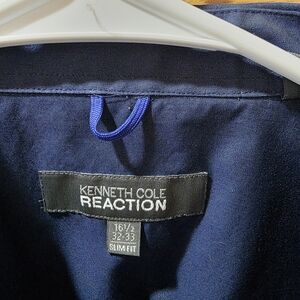 Kenneth Cole Reaction Navy Dress Shirt